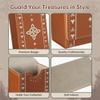 FNYDOX Tarot Card Case - Witch's Knot Tarot Card Storage Box, Leather Tarot Card Holder Playing Card Accessories Tarot Card Sleeves, Tarot Bags and Pouches view 4