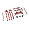 For MN82 LC79 For MN78 1/12 Metal For Chassis Link Rod Pull Rod Mount Shock Absorber Drive Shaft Set RC Car Upgrade Parts Replacement RC Upgrade Parts(Red) view 1