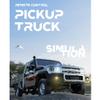 1/14 Scale RC Pickup Truck, 2.4G Full Proportional Remote Control Car with Independent Suspension and Adjustable Gear Settings High Performance Off Road RTR Version, Truck Gift for Adults (Beige) view 3