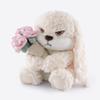 11.4" Adorable Bunny Plush Stuffed Animal - Hugging Rose Bouquet, Ultra-Soft Cuddly Toy, for Girls, Kids, Valentine's Day (White/Pink)-A Surprise That Never Fades view 3