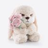 11.4" Adorable Bunny Plush Stuffed Animal - Hugging Rose Bouquet, Ultra-Soft Cuddly Toy, for Girls, Kids, Valentine's Day (White/Pink)-A Surprise That Never Fades view 4