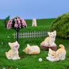 4 Pcs Mini Golden Cat Figurines in Different Poses - Cute Resin Kittens for Fairy Garden Accessories, DIY Terrarium Crafts, Moss Landscapes, Home Ornament , Desk & Car Decorations, Birthday Gifts view 3