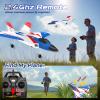 CKYSCHN F22 Remote Control Airplane 4 Channel with Lights | 2.4G Fighter RC Plane with 3 Flight Modes for Beginners - RTF RC Airplane for Adults 37 Minutes Flight Time view 2