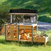 ROBOTIME Mud Kitchen for Kids Outdoor, Wood Outdoor Kitchen with Insect Observation Box & Planter Box, Toddler Play Kitchen with Removable Sink & Faucet, Pretend Outdoor Playset view 1
