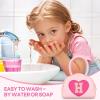 Kids Washable Makeup Kits for Little Girls - 18 Pcs Toddler Non Toxic Real Make Up Set with Lipstick - Easter Basket Stuffers for 3 4 5 6 7 8 9 10 Years Old Pink Initial Heart Purse Birthday Toys - H view 4