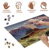 Jigsaw Puzzles 1000 Pieces for Adult Moulton Barn Tetons Morning Light Puzzle Game for Family Wooden Puzzle Toy Educational Games Puzzles for Home Decor view 3
