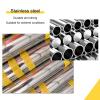 Stainless Steel Bollard - 60/75/100cm Driveway Barrier Posts with High-Visibility Reflective Strips((1pcs)/3.5 * 23.6in) view 3