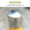 Stainless Steel Bollard - 60/75/100cm Driveway Barrier Posts with High-Visibility Reflective Strips((1pcs)/3.5 * 23.6in) view 4