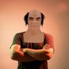 Mqhxellw Funny Latex Head Cover Mask for Bald male uncle with Makeup, Party Prop for Halloween Costume Party Show view 2