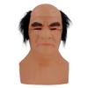 Mqhxellw Funny Latex Head Cover Mask for Bald male uncle with Makeup, Party Prop for Halloween Costume Party Show view 3