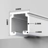 Heavy-Duty Curtain Tracks are Installed on The Ceiling and Walls, Featuring Built-in Silent Rollers, Suitable for Room partitions, Living Rooms, bedrooms, and Offices.(Gold,2.2m(7.2ft)) view 2