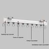 Heavy-Duty Curtain Tracks are Installed on The Ceiling and Walls, Featuring Built-in Silent Rollers, Suitable for Room partitions, Living Rooms, bedrooms, and Offices.(Gold,2.2m(7.2ft)) view 4