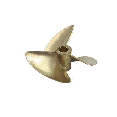 RC Boat 3-Blade Brass Propeller 36mm 37mm 3.18mm 4mm 4.76mm Shaft Hole Options Metal Upgrade for Model Boats(36mm/3.18mm)