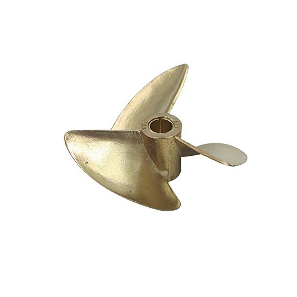 RC Boat 3-Blade Brass Propeller 36mm 37mm  3.18mm 4mm 4.76mm Shaft Hole Options  Metal Upgrade for Model Boats(36mm/3.18mm)