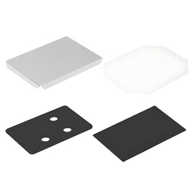 1000 Sets DIY Square Photo Badge Button Press Machine Consumables,Photo Magnet Making Machine Consumables,Use in Refrigerators and Anywhere There is Iron Acrylic-2.1x3.2in