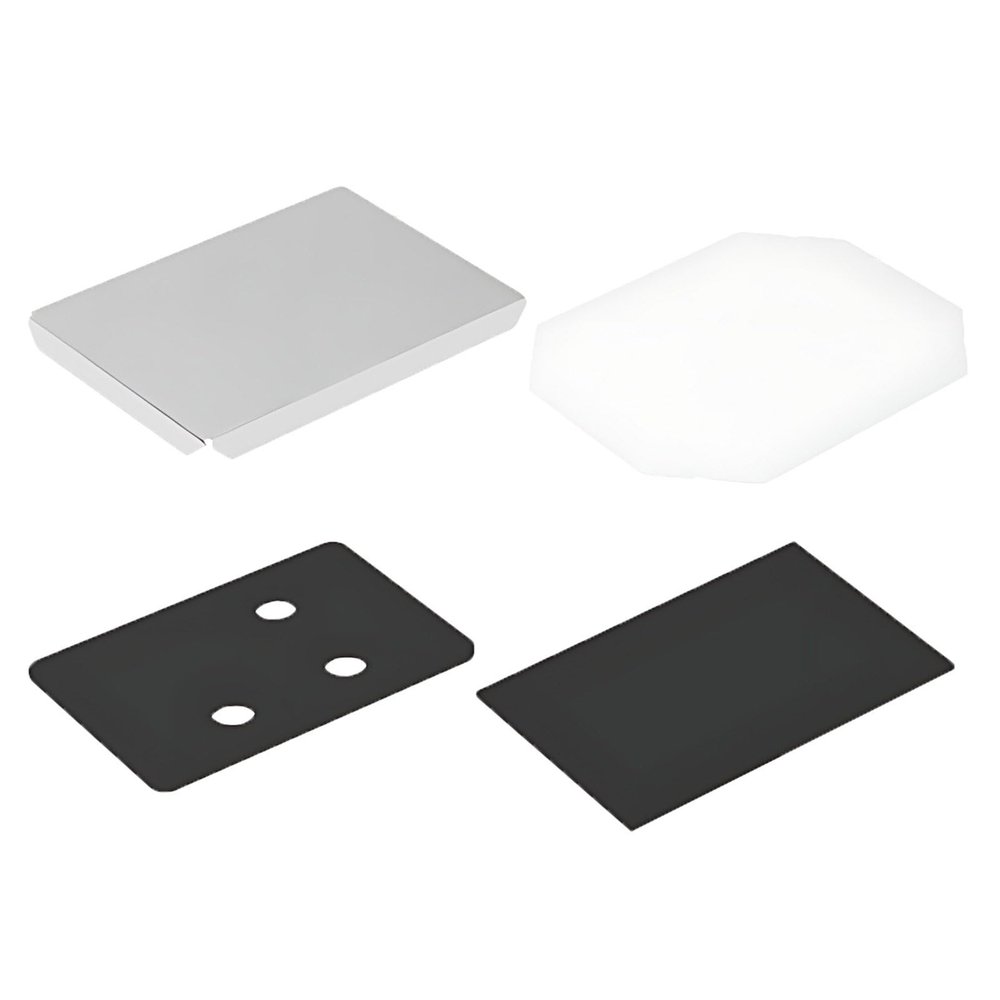 1000 Sets DIY Square Photo Badge Button Press Machine Consumables,Photo Magnet Making Machine Consumables,Use in Refrigerators and Anywhere There is Iron Acrylic-2.1x3.2in