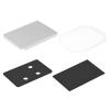 1000 Sets DIY Square Photo Badge Button Press Machine Consumables,Photo Magnet Making Machine Consumables,Use in Refrigerators and Anywhere There is Iron Acrylic-2.1x3.2in view 1