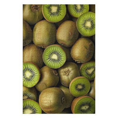 1000 PCS Jigsaw Puzzle for Adults Personalized Picture Puzzles for Game Nights Gifts Animal Puzzles Customized Pile of Kiwis Wooden Puzzle for Family, Birthday, Wedding,
