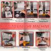 1000 Sets DIY Square Photo Badge Button Press Machine Consumables,Photo Magnet Making Machine Consumables,Use in Refrigerators and Anywhere There is Iron Acrylic-2.6x3.6in view 4