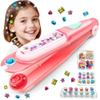 CLRDZN Hair Gem Stamper Kit,Hair Ties and Hair Clips Bling Hair Jewels for Girls Toys, Hair Styling Tool with Reusable Shining Diamonds, Birthday Gifts Toys for Girls Ages 3 4 5 6 8-12 view 1