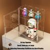 2 Pack 3 Tier Clear Acrylic Display Cases for Collectibles, Display Case for Figures with 2 Adjustable Shelves, Desktop or Wall-Mounted Storage Organizer Showcase for Action Figure & Anime Figures view 3