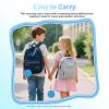 YAJOJO Carrying Case for Tamagotchi Paradise Virtual Interactive Pet Game Machine & Accessories- Hard Shell Protective Portable Travel Storage Bag with Wrist Strap& Carabiner,Blue view 3
