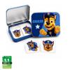 Paw Patrol Kids Bandages Licensed Product Metal Case with 24 Bandages Cute Design Storage Box for Children Portable First Aid Kit for Backpack & Purse view 1