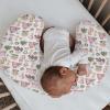 Pink Farm Animals Nursing Pillow Covers Barn Pig Duck Cow Horse Bows Tractors Soft Stretchy Nursing Cover for Breastfeeding Pillows Farmyard Pillow Slipcover for Baby Girls Boys Newborn Nursery view 2
