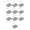 Agatige 10 Sets Action Figure Stand, Transparent Acrylic Flexibly Adjusted Action Base Base Doll Model Support Stand for Support Dolls Model view 1