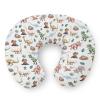 Watercolor Dinosaurs Nursing Pillow Covers Dino Eggs Leaves Volcano Adventure Stretchy Soft Nursing Cover for Breastfeeding Pillow Jungle Animal Pillow Slipcover for Baby Girls Boys Newborn Nursery view 1