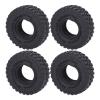 4Pcs 1in RC Car Wheels Rubber Sponge Lining 55x19mm RC Car Tires Tyres Replacement for Axial SCX24 FMS FCX24 AX24 1/18 1/24 RC Crawler Car view 3