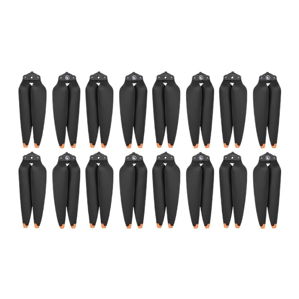 16pcs 8747F Low Noise Propellers for Air 3 Quick Release Drone Replacement Wing Fans Accessories for Blades (16 PCS Orange)