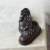 1/6 BJD Size Doll 30cm Cute Body Shoes Flat Heel Boots 1/6 Bjd Doll Shoes Doll Accessories(Brown) view 2