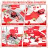 ToyFuntasy Race Car Track Set for Kids - Flexible Educational DIY Track Toy, Best Birthday Gift for Boys Ages 3 4 5 6 7, 330+ PCS with Fire Trucks and Helicopter view 3
