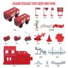 ToyFuntasy Race Car Track Set for Kids - Flexible Educational DIY Track Toy, Best Birthday Gift for Boys Ages 3 4 5 6 7, 330+ PCS with Fire Trucks and Helicopter view 4