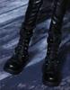 1/3 1/4 BJD Doll Model Figure Shoes Strap Mid Length Boots for Movable Doll Action Figure Accessories(Black,1/3) view 3