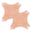 SUPVOX 2pcs Multi-Directional Wooden Train Track: Railway Track Expansion Accessories for Model Train Playsets and Toddler Railway Games view 1