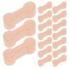 SUPVOX 25pcs Wooden Train Track Connector Pieces Puppy Bone Shaped Toy Train Adapters for Kids - DIY Railway Track Accessories for Playtime view 1