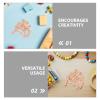 SUPVOX 25pcs Wooden Train Track Connector Pieces Puppy Bone Shaped Toy Train Adapters for Kids - DIY Railway Track Accessories for Playtime view 3