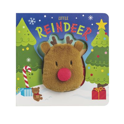 Mud Pie Kids Christmas Reindeer Plush Book