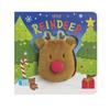 Mud Pie Kids Christmas Reindeer Plush Book view 1