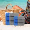 4 Piece Beach Sand Remover  Skin Friendly Bag, Talcum Free Cloth | Sand Removal Accessory, Travel for Adults, Children, Camping Trips, Outdoor Vacations, Seaside Holidays, Family Beach Days view 3