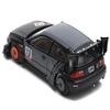 1:64 Diecast Model Car Compatible with Honda Civic EG6 Pandem Kanjozoku Matt Black and Gray with Graphics Limited Edition by Pop Race PR640163 view 2