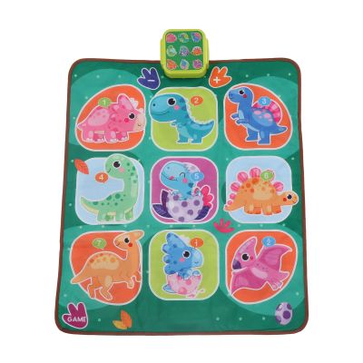 Pilipane Musical Dance Pad Electronic Dance Mat Adjustable Lighting Educational Collapsible Soft Dance Pad for Kids Adults Home Living Room Entertainment Plastic Polyester Material