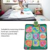 Pilipane Musical Dance Pad Electronic Dance Mat Adjustable Lighting Educational Collapsible Soft Dance Pad for Kids Adults Home Living Room Entertainment Plastic Polyester Material view 3