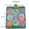 Pilipane Musical Dance Pad Electronic Dance Mat Adjustable Lighting Educational Collapsible Soft Dance Pad for Kids Adults Home Living Room Entertainment Plastic Polyester Material view 4