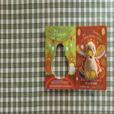 Mud Pie Kids Thanksgiving Turkey Plush Book