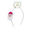 Mud Pie Girls Kids Christmas Acrylic Headband, Pink, Toddler: 3T-5T view 1