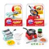 Mini Brands Really Works Magic Cook Kitchen Capsule Series 1 Pasta Maker & Steak with Pan Set by ZURU, Miniature Real Working Kitchen Appliances, Non-Edible Collectible Toy Mystery Capsule view 1