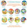 GO GO Jesus Loves Me Sound Book, 10 Christian Songs, USB-C Rechargeable, Musical Learning Toy for Toddlers 1-3 view 3